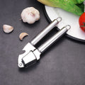 Axyaa Stainless Steel Garlic Press Kitchen Tool Processor Fruit Vegetable Crusher