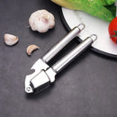 Axyaa Stainless Steel Garlic Press Kitchen Tool Processor Fruit Vegetable Crusher