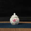 Axya Ceramic Tea Cans: Elegant Kitchen & Desktop Storage Jars for Condiments, Candy, Fruit.
