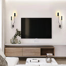 Axyaa Industrial Adjustable Wall Lamp for Reading, LED E27 Wall Lights