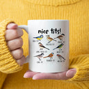 Axyaa Bird Lover's 11oz Ceramic Coffee Mug - Creative Photography & Animal Protection Gift