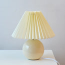 Axya Vintage Pleated Table Lamp with LED Tricolored Bulb