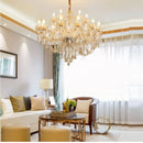 Axyaa Modern Crystal Chandelier Light Fixture for Luxury Home Decor