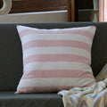 Axyaa Black Beige Pink Stripe Linen Cushion Cover 45x45cm 30x50cm Home Decor