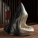 Axya Ceramic Shark Sculpture Ashtray & Key Storage Box Desktop Decoration Gift