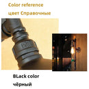 Axyaa Retro Water Pipe Wall Lamp for Staircase, Aisle, Café, Bar, Club, and Warehouse