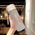 Axyaa Frosted Plastic Water Bottle with Tea Strainer, BPA-Free, Sporty, Portable, Large Capacity