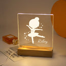 Axyaa Dancing Girl 3D Lamp Personalized Name Nightlight Customized Toy for Children