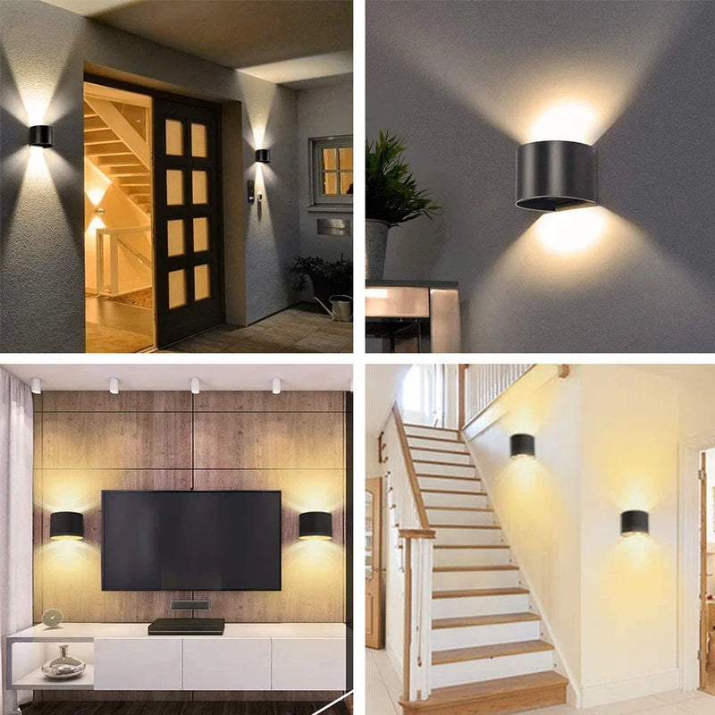 Axyaa Adjustable LED Wall Sconce Lights for Bedroom Living Room Stairs