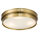 Axyaa Brass LED Modern Ceiling Light Flush Mount Home Lighting Living Room
