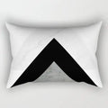 Axyaa Rectangle Lumbar Cushion Cover for Home Sofa Decoration