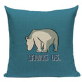 Axyaa Nordic Bear Cushion Cover 45x45cm Cute Cartoon Animal Pillow Case