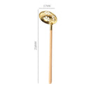 Axyaa Stainless Steel Cooking Utensils Set with Wooden Handle