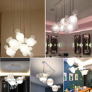 Axyaa Glass Bubble LED Chandelier - Modern Light Fixture for Various Spaces