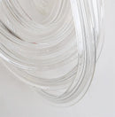Axyaa Modern Clear Glass Tube Wall Sconce Gold Wall Light for Home Lighting