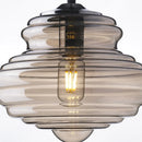 Axyaa Retro Glass Pendant Light for Dining Room, Restaurant, Bar - Staircase Hanging Lamp
