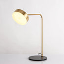 Axyaa LED Table Lamp Gold Metal Reading Light High-Quality Home Lighting