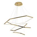 Axya Multilevel Hexagonal Pendant Lamp for Modern Duplex Floor Living Room Villa