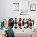 Axyaa Plaid Geometric Stripe Cushion Cover for Home Decor & Sofa Bed