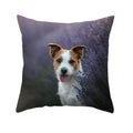 Axyaa Dog Print Polyester Cushion Cover for Sofa Living Room 45X45CM