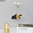 Axyaa Clenched Fist Wall Vase - Stylish Living Room Display Ornaments