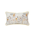 Axyaa Yellow Dandelion Floral Pillow Cover for Home Decor