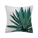 Axyaa Cactus Plant Pattern Pillow Cover Abstract Art Sofa Throw Decor Case