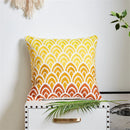 Axyaa Sea Starfish Navy Blue & Yellow Cushion Cover 45x45cm