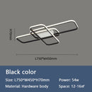 Axyaa Modern LED Ceiling Light for Living Room, Bedroom & Study, Black/Gold Color, AC85-265V