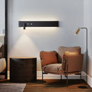 Axyaa Adjustable Wall Lamp: Modern LED Reading Light for Bedroom, Living Room.