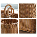 Axyaa Woven Wall Hanging Basket Organizer for Kitchen Tableware and Fruit Storage