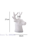 Axyaa Deer Head Ceramic Vase: Animal Head Simulation, Home Decor Craft, Flower Arrangement