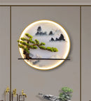 Axyaa Chinese Style Wall Lamp for Tea Room Staircase Aisle Living Room
