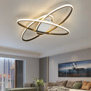 Axyaa Modern LED Ceiling Light for Living Room Bedroom Deco, Dimmable, 110V 220V