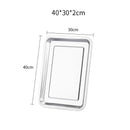 Axyaa Stainless Steel Serving Tray for Food, Fruits, Steaming - Kitchen Accessories