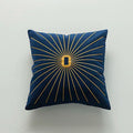 Axyaa Velvet Embroidery Cushion Cover 45x45cm - Durable Home Decor for Sofa Bed