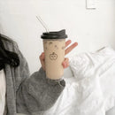 Axyaa Kawaii Tritan Water Bottle Leak-proof Portable Drinking Cup BPA Free
