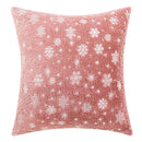 Axyaa Snowflake Flocked Cushion Cover 40x40 50x50