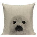 Axyaa Animal Print Cushion Covers - High Quality Decorative Pillows for Sofa