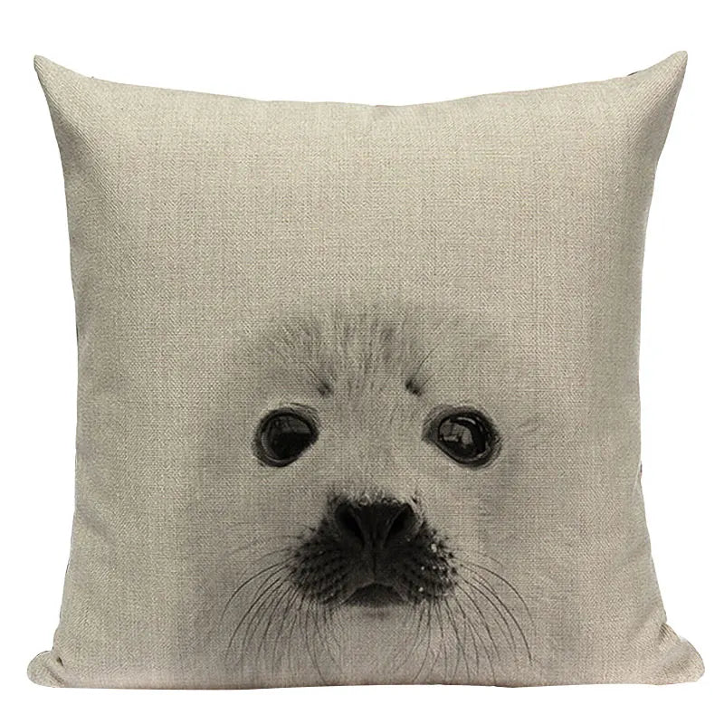 Axyaa Animal Print Cushion Covers - High Quality Decorative Pillows for Sofa