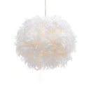 Axya Nordic Feather Pendant Light LED Hanging Lamp for Dining Room and Kitchen