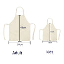 Axyaa Tropical Floral Kitchen Apron for Cooking, Baking, Cleaning - 47x38cm
