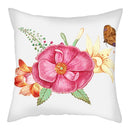 Axyaa Spring Flower Plant Decor Cushion Cover for Home Sofa