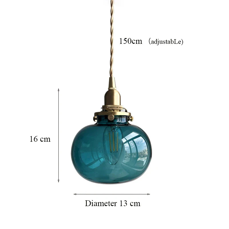 Axyaa Modern Glass Ceiling Chandelier: Minimalist LED Crystal Pendant Lights