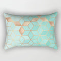 Axyaa Rectangle Lumbar Cushion Cover for Home Sofa Decoration