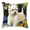 Axyaa Pig Oil Painting Cushion Cover Home Decor Sofa Chair 45X45cm