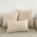 Axyaa Ivory Sofa Cushion Cover in Various Sizes for Home Decor