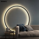 Axya Modern LED Circle Wall Lights for Living Room and Bedroom