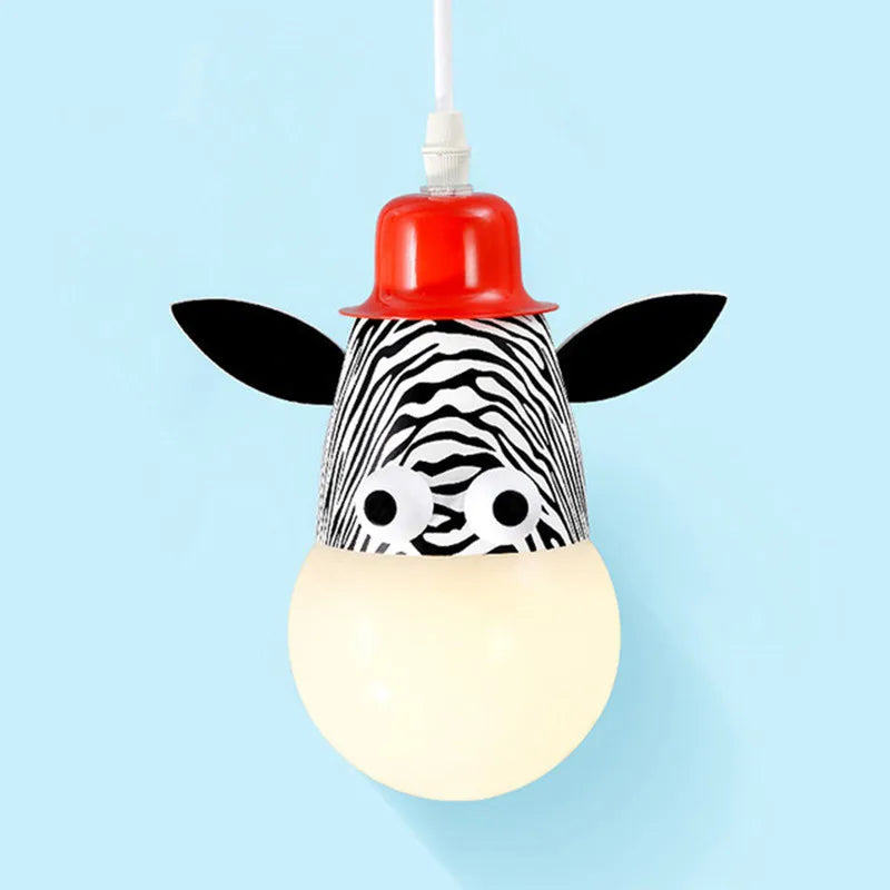 Axyaa Cartoon Animal LED Ceiling Light for Kids' Bedroom