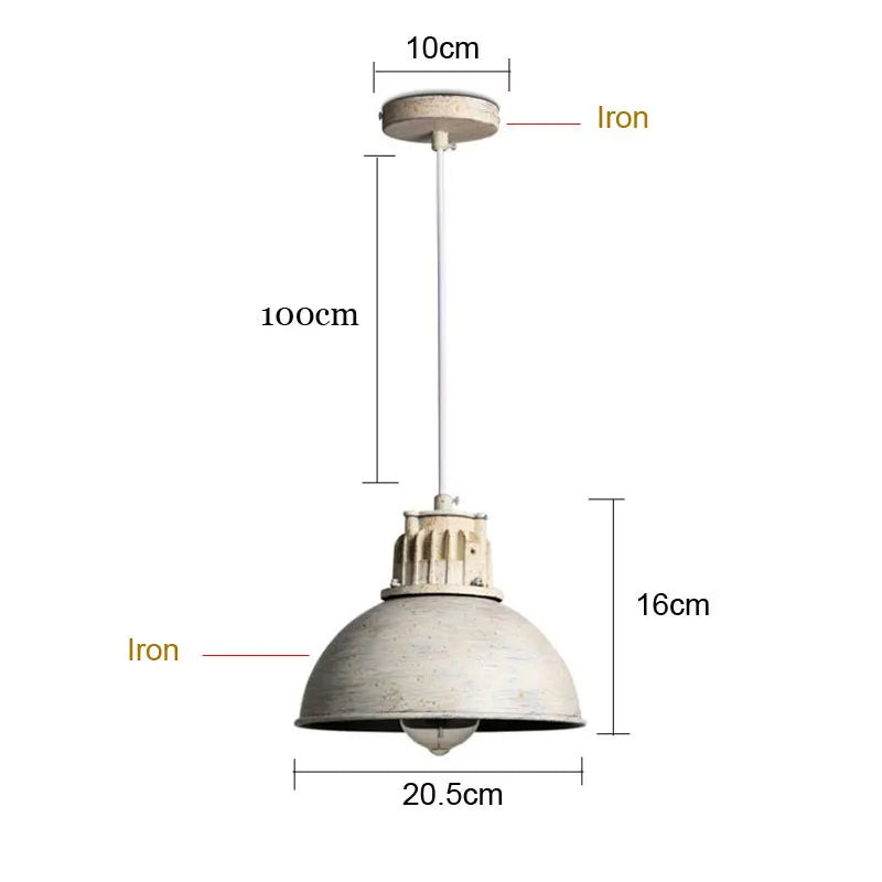 Axyaa Retro Industrial Pendant Lamp Chandelier for Dining Room, Bedroom, Cafe